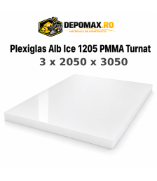 Plexiglas Alb/Ice 1205 PMMA turnat 3 x 2050 x 3050 mm
